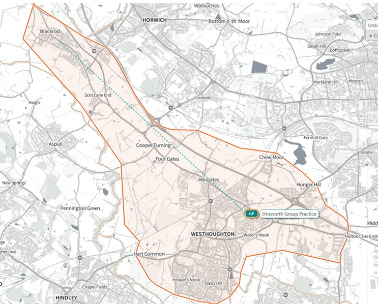 Unsworth boundary map